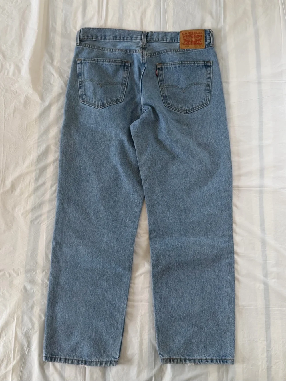 Levi's 550 Men's Light Blue Relaxed Straight Jeans 34x28